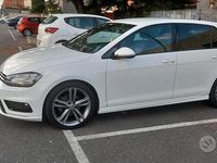 Usata VW Golf VII R 125 CV (91 kW) 2017 Bianco Utilitaria