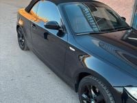 Usata BMW 120 Cabriolet 177 CV (130 kW) 2010 Nero Cabrio