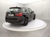Usata BMW X3 Advantage 190 CV (139 kW) 2017 Nero SUV