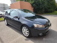 Usata VW Golf VI Highline 122 CV (89 kW) 2011 Nero Utilitaria