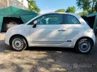 Usado Fiat 500 Lounge 69 CV (50 kW) 2009 Blanco Descapotable
