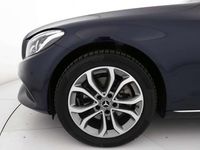 Usata Mercedes C220 170 CV (125 kW) 2017 Blu/azzurro Station wagon
