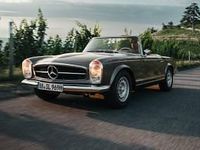 Käytetty Mercedes SL280 170 HP (125 kW) 1969 Harmaa Avoauto