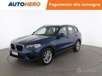 Usata BMW X3 Advantage 190 CV (139 kW) 2020 Blu SUV