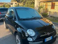 Usata Fiat 500 69 CV (50 kW) 2009 Nero Cabrio