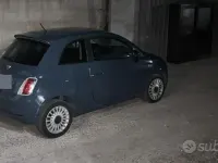 Usata Fiat 500 75 CV (55 kW) 2009 Bluazzurro Cabrio