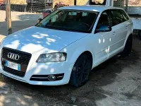 Usata Audi A3 Young 105 CV (77 kW) 2012 Bianco Utilitaria