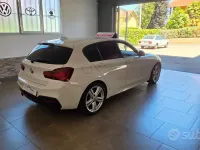 Usata BMW 118 M Sport 136 CV (100 kW) 2018 Bianco Berlina