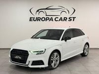 Usata Audi A3 S-Line 150 CV (110 kW) 2020 Bianco Berlina