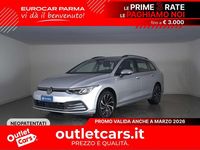 Usata VW Golf VIII Life 110 CV (80 kW) 2023 Reflex silver metallizzato Station wagon