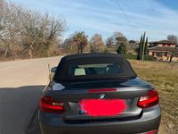 Usata BMW 218 Sport Line 2017 Grigio Cabrio