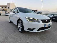 Usata Seat Leon Business 110 CV (80 kW) 2017 Bianco Berlina