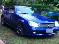 Usata Mercedes SLK200 163 CV (119 kW) 2000 Blu Cabrio