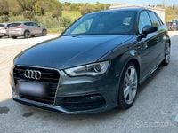 Usata Audi A3 S-Line 150 CV (110 kW) 2015 Grigio Berlina