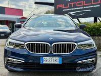 Usata BMW 520 Luxury Line 190 CV (139 kW) 2018 Blu Station wagon