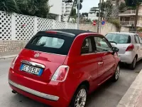 Usata Fiat 500 69 CV (50 kW) 2009 Rosso Cabrio