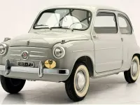 Käytetty Fiat 600 24 HP (17 kW) 1959 Harmaa Coupe - kaksiovinen