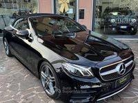 Usata Mercedes E300 AMG 245 CV (180 kW) 2019 Nero Cabrio