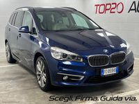 Usata BMW 218 Gran Tourer Luxury Line 150 CV (110 kW) 2016 Blu Monovolume