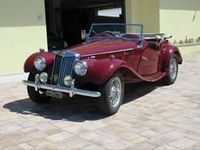 Usata MG 1500 63 CV (46 kW) 1954 Rosso Cabrio