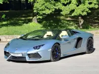 Usata Lamborghini Aventador 700 CV (514 kW) 2015 Azzurro thetys Cabrio