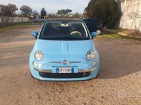 Usata Fiat 500C Pop 85 CV (62 kW) 2012 Blu Cabrio