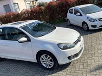 Usata VW Golf VI Highline 105 CV (77 kW) 2011 Bianco Utilitaria