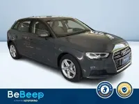 Usata Audi A3 Sportback g-tron Admired 131 CV (96 kW) 2020 Antracite metallizzato Utilitaria