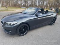 Usata BMW 220 184 CV (135 kW) 2017 Grigio Cabrio