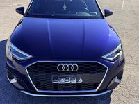 Usata Audi A3 Advanced 150 CV (110 kW) 2021 Blu/azzurro Berlina