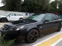 Usata Saab 9-3 120 CV (88 kW) 2008 Nero Berlina