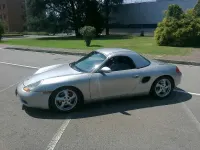 Usata Porsche 986 Boxster 204 CV (150 kW) 1997 Argento Cabrio