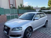 Usata Audi A3 Sportback Sport 105 CV (77 kW) 2010 Grigio Utilitaria