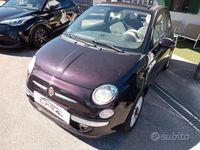 Usata Fiat 500 Lounge 105 CV (77 kW) 2015 Viola Cabrio