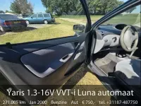 Usata Toyota Yaris 86 CV (63 kW) 2000 Verde Utilitaria