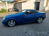 Usata Mercedes SLK200 163 CV (119 kW) 2003 Blu Cabrio