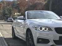 Usata BMW 218 M Sport 150 CV (110 kW) 2017 Bianco Cabrio