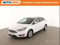 Usata Ford Focus 120 CV (88 kW) 2015 Bianco Berlina