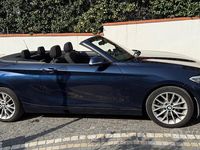 Usata BMW 220 190 CV (139 kW) 2015 Blu/azzurro Cabrio