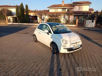 Usata Fiat 500 Lounge 69 CV (50 kW) 2009 Bianco Cabrio
