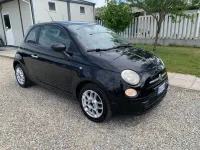 Usata Fiat 500 Lounge 75 CV (55 kW) 2009 Nero Cabrio