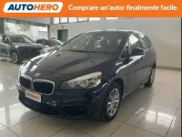 Usata BMW 218 Active Tourer 149 CV (109 kW) 2018 Blu Monovolume