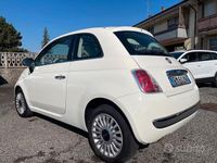 Usata Fiat 500 Lounge 69 CV (50 kW) 2012 Bianco Utilitaria