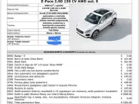 Usata Jaguar E-Pace 150 CV (110 kW) 2018 Bianco SUV