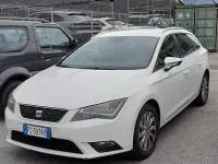 Usata Seat Leon 110 CV (80 kW) 2016 Bianco Berlina