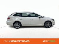Usata Seat Leon ST Business 131 CV (96 kW) 2020 Bianco pastello Station wagon