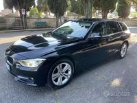 Begagnad BMW 316 Sport Line 116 HK (85 kW) 2015 Svart Kombi