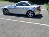 Usata Mercedes SLK200 Chrome 163 CV (119 kW) 2006 Argento Cabrio