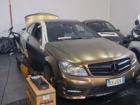 Usata Mercedes C220 170 CV (125 kW) 2012 Giallo Coupé