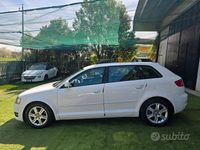 Usata Audi A3 90 CV (66 kW) 2012 Bianco Utilitaria